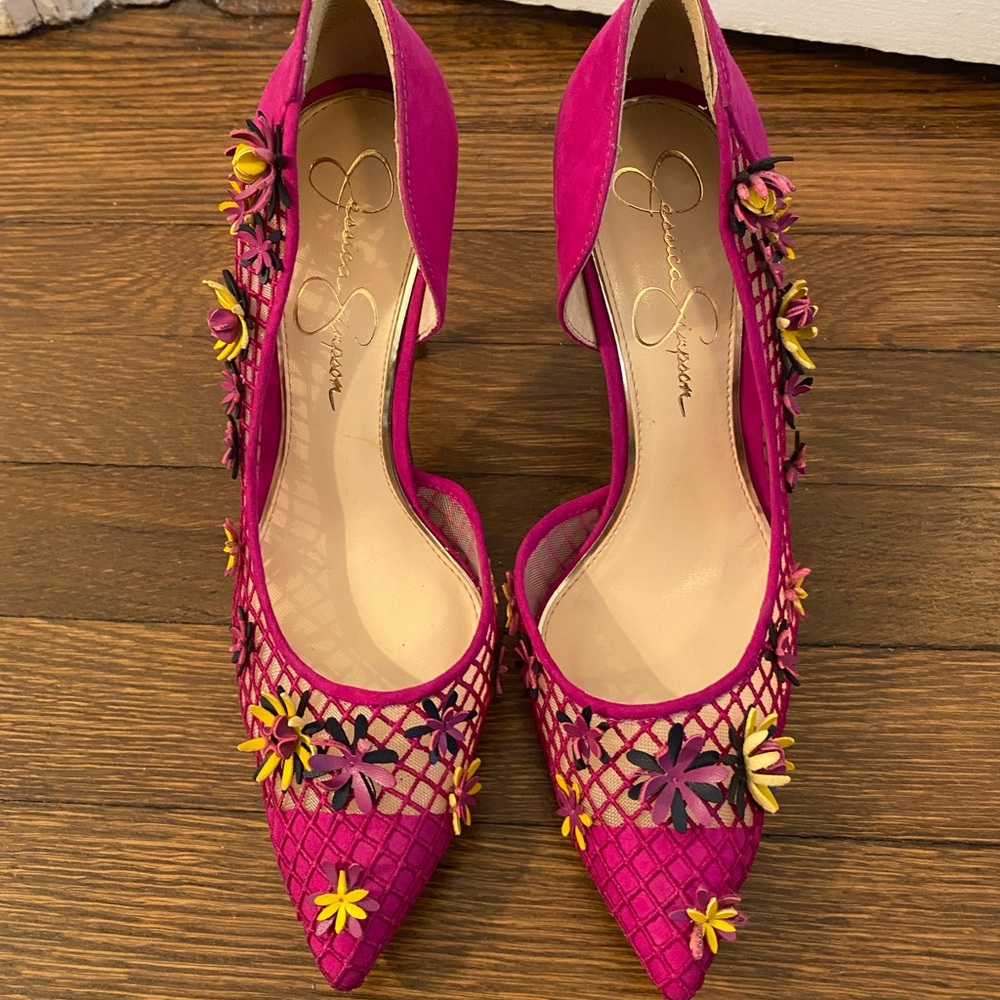 Jessica Simpson Hot Pink Pumps